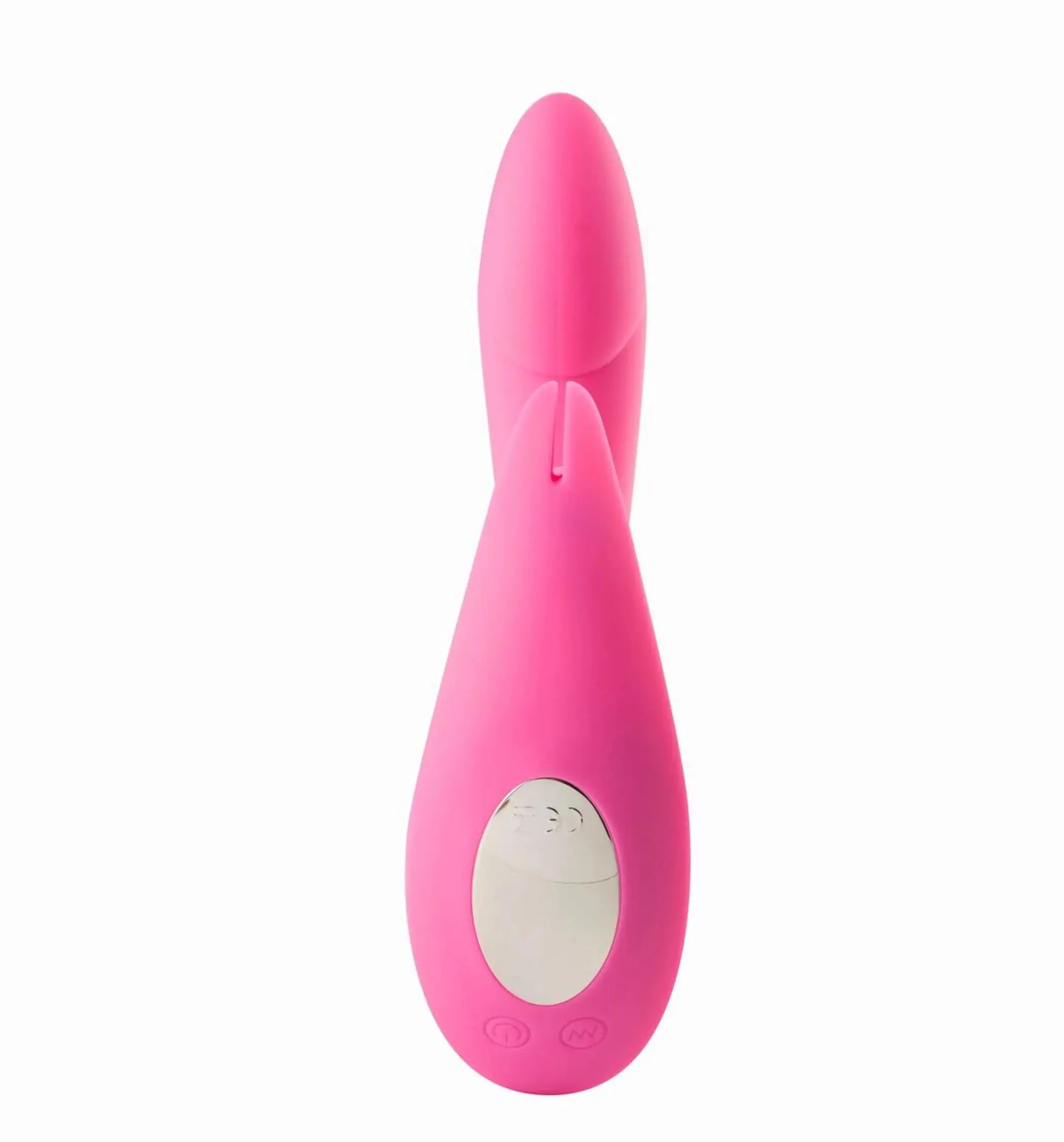 Leah Rechargeable Silicone Rabbit Massager Neon Pink Maia Toys