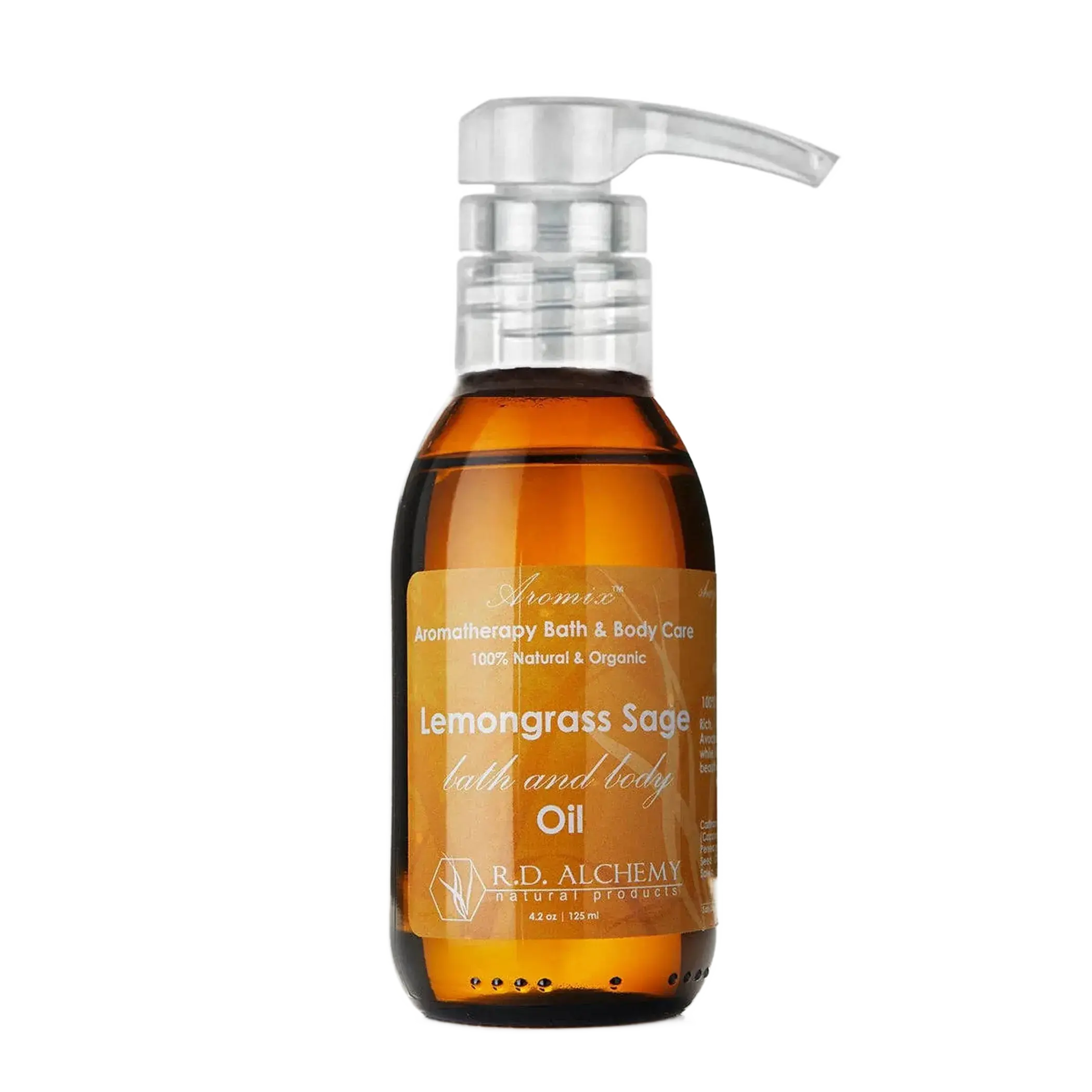 Lemongrass Sage Bath & Body Oil R.D. Alchemy Natural Products