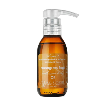 Lemongrass Sage Bath & Body Oil R.D. Alchemy Natural Products