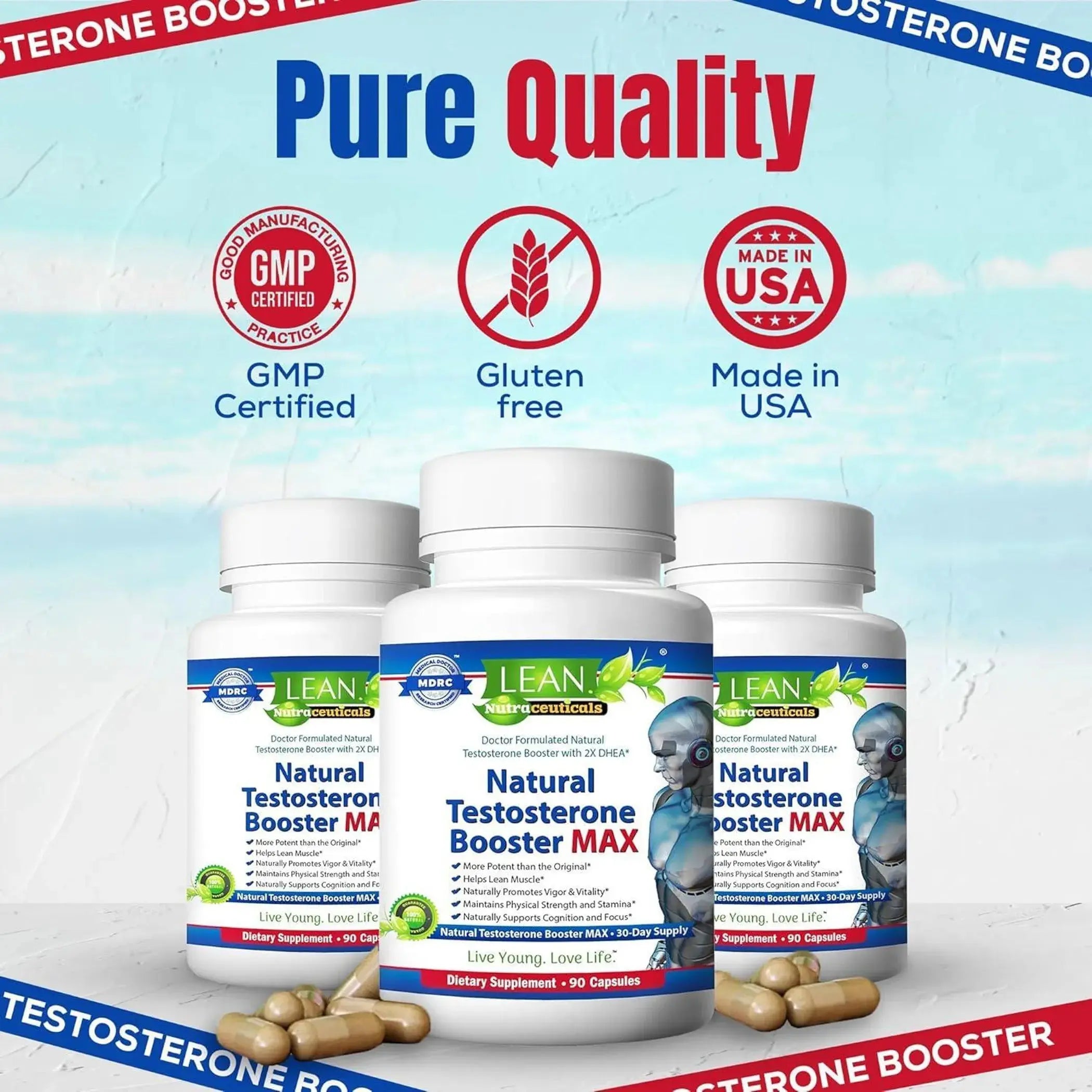 Libido Enhancer Muscle Growth Energy Pills Lean Nutraceuticals