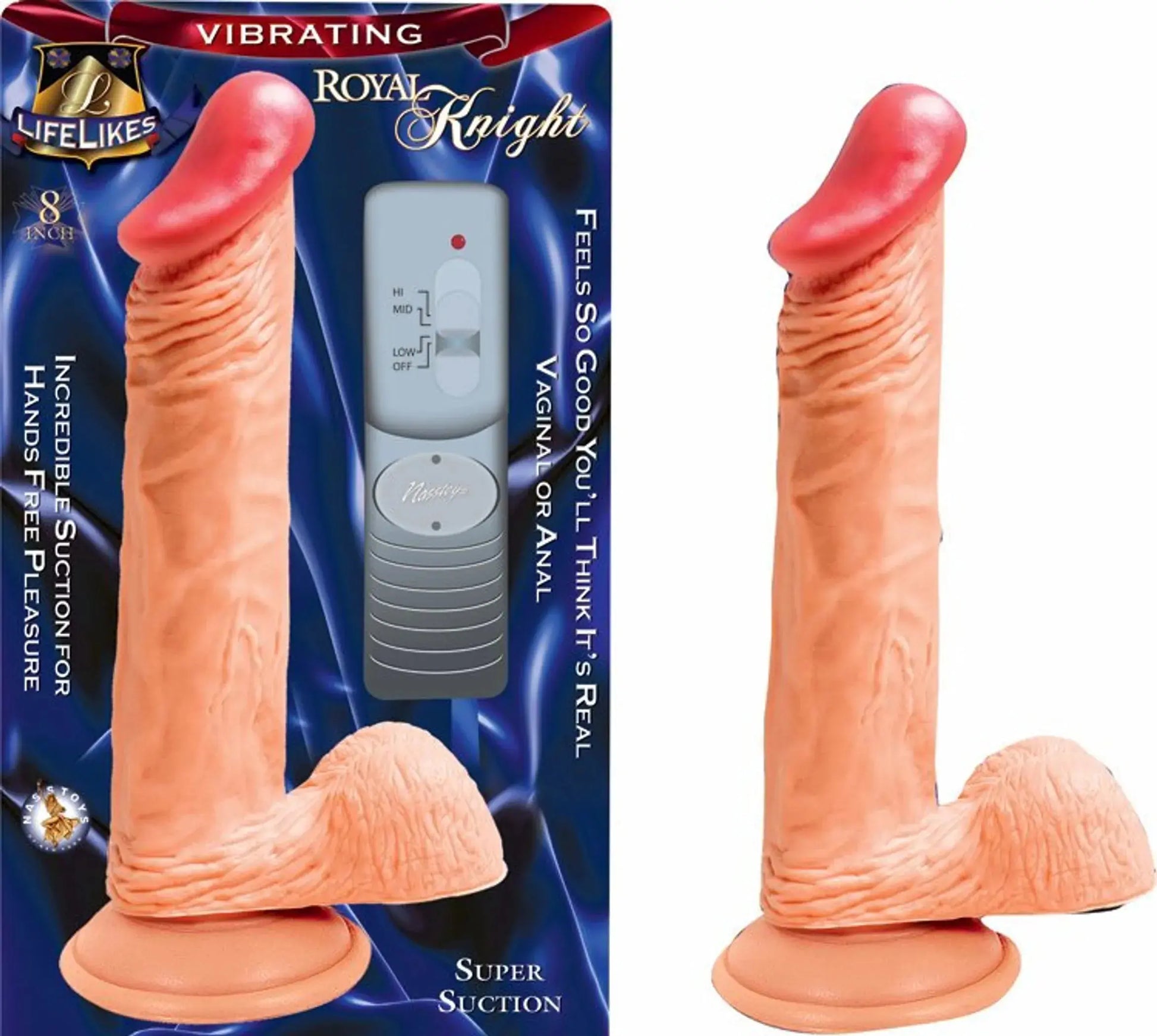 Lifelike Royal Knight Vibrating Dong Nasstoys