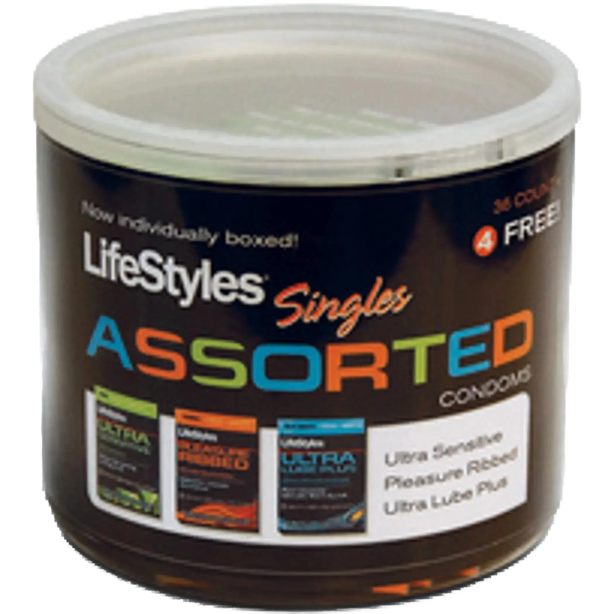 LIFESTYLES ASSORTED SINGLES 40 PC JAR Paradise Products