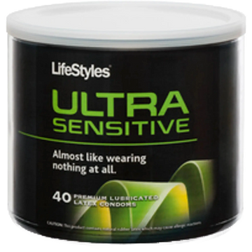LIFESTYLES ULTRA SENSITIVE 40PC BOWL Paradise Products
