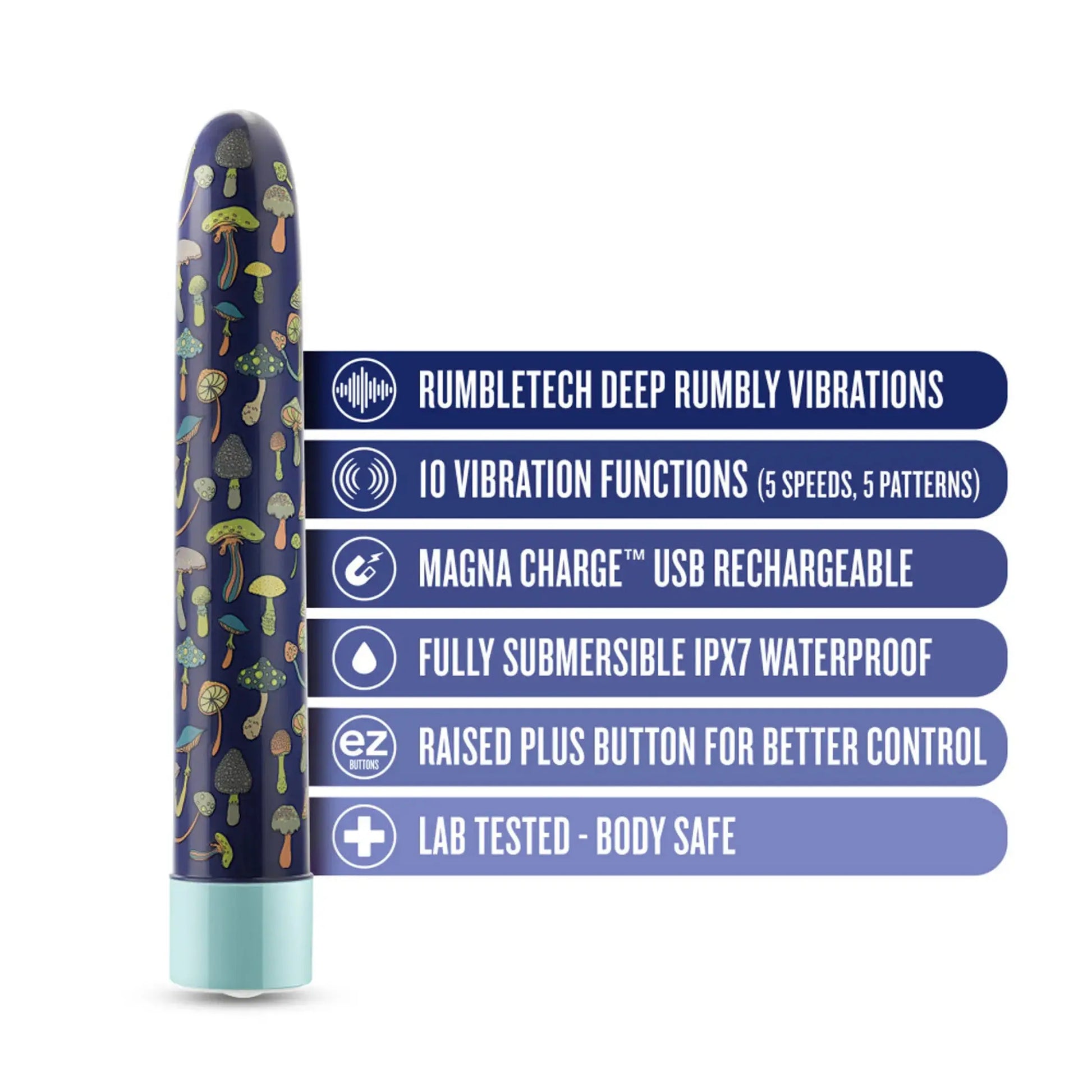 Limited Addiction Dreamscape 7-Inch Rechargeable Vibrator Blue Blush Novelties