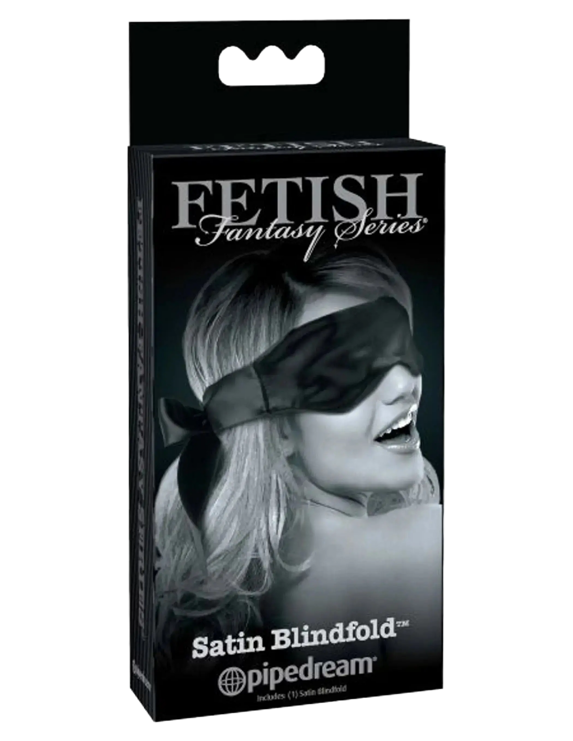 FETISH FANTASY LIMITED EDITION SATIN BLINDFOLD BLACK Pipedream Products