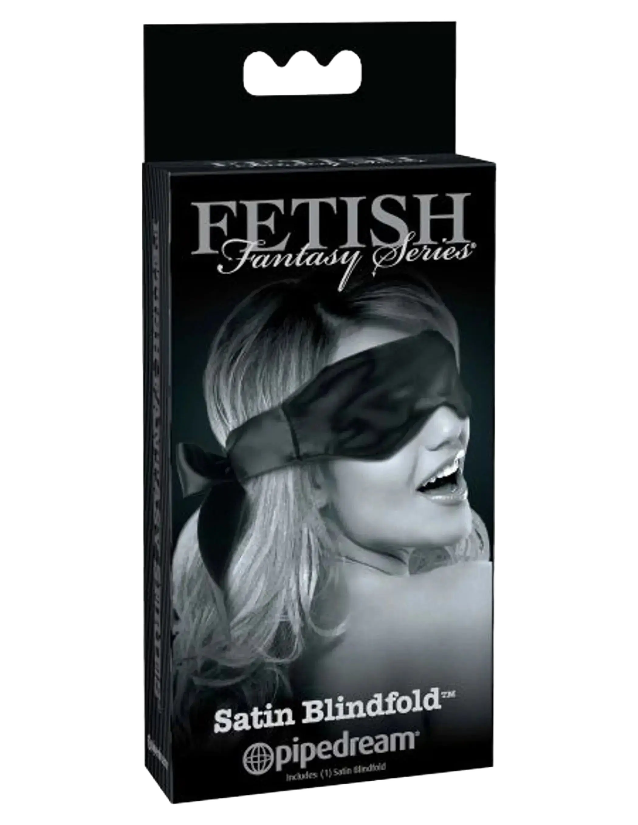 FETISH FANTASY LIMITED EDITION SATIN BLINDFOLD BLACK Pipedream Products