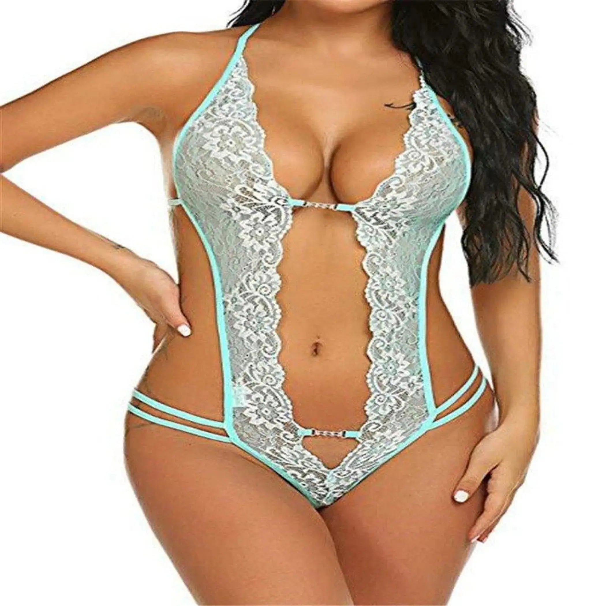 Lingerie Lace Hollow Out Teddy Bodysuit La Belle Fantastique