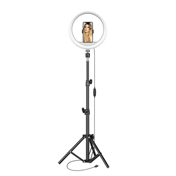 Live Stream 10-Inch LED Selfie Ring Light Supersonic