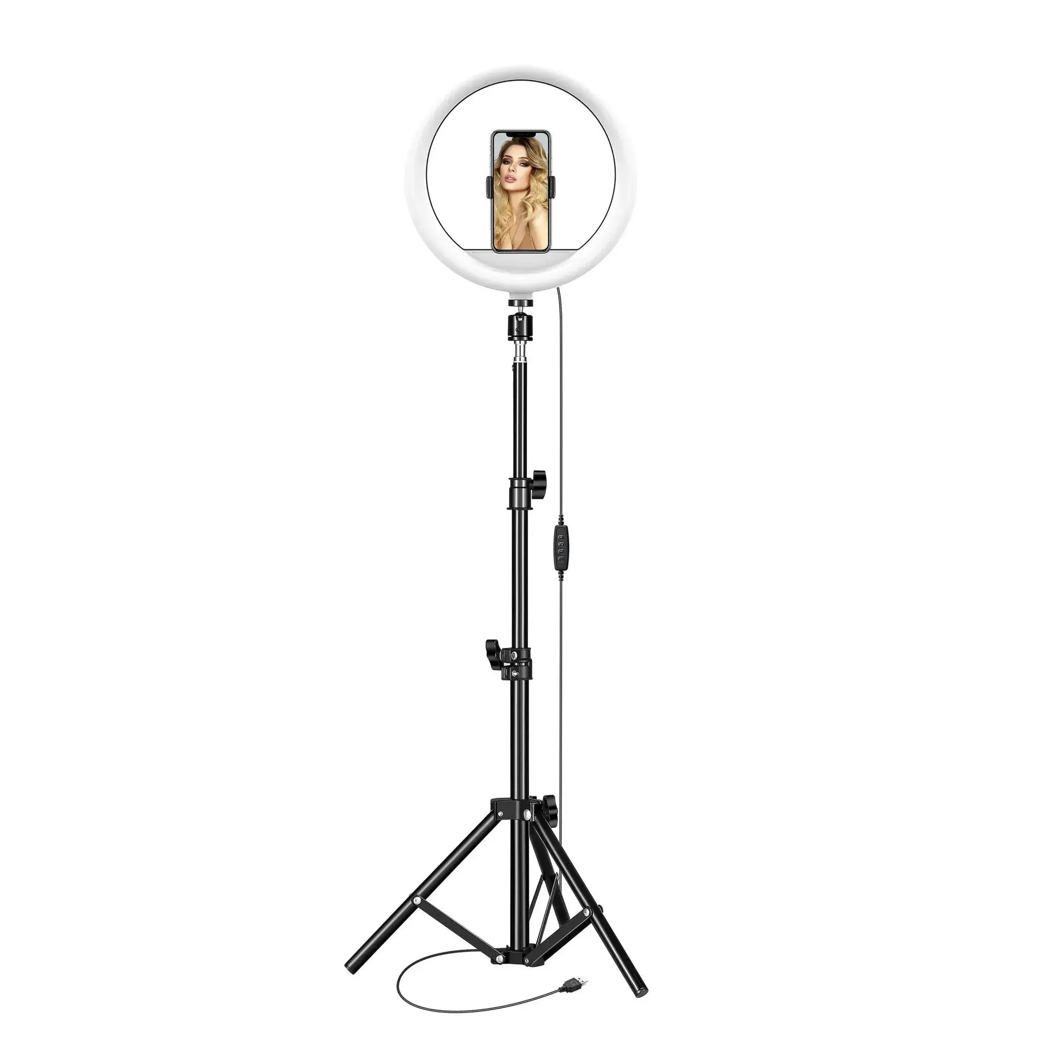 Live Stream 10-Inch LED Selfie Ring Light Supersonic