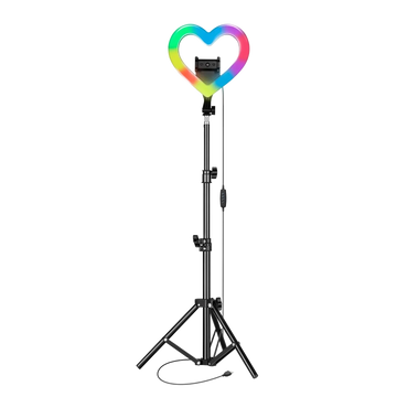 PRO Live Stream 10" Heart Ring Light with RGB (SC-2330RGB) Supersonic