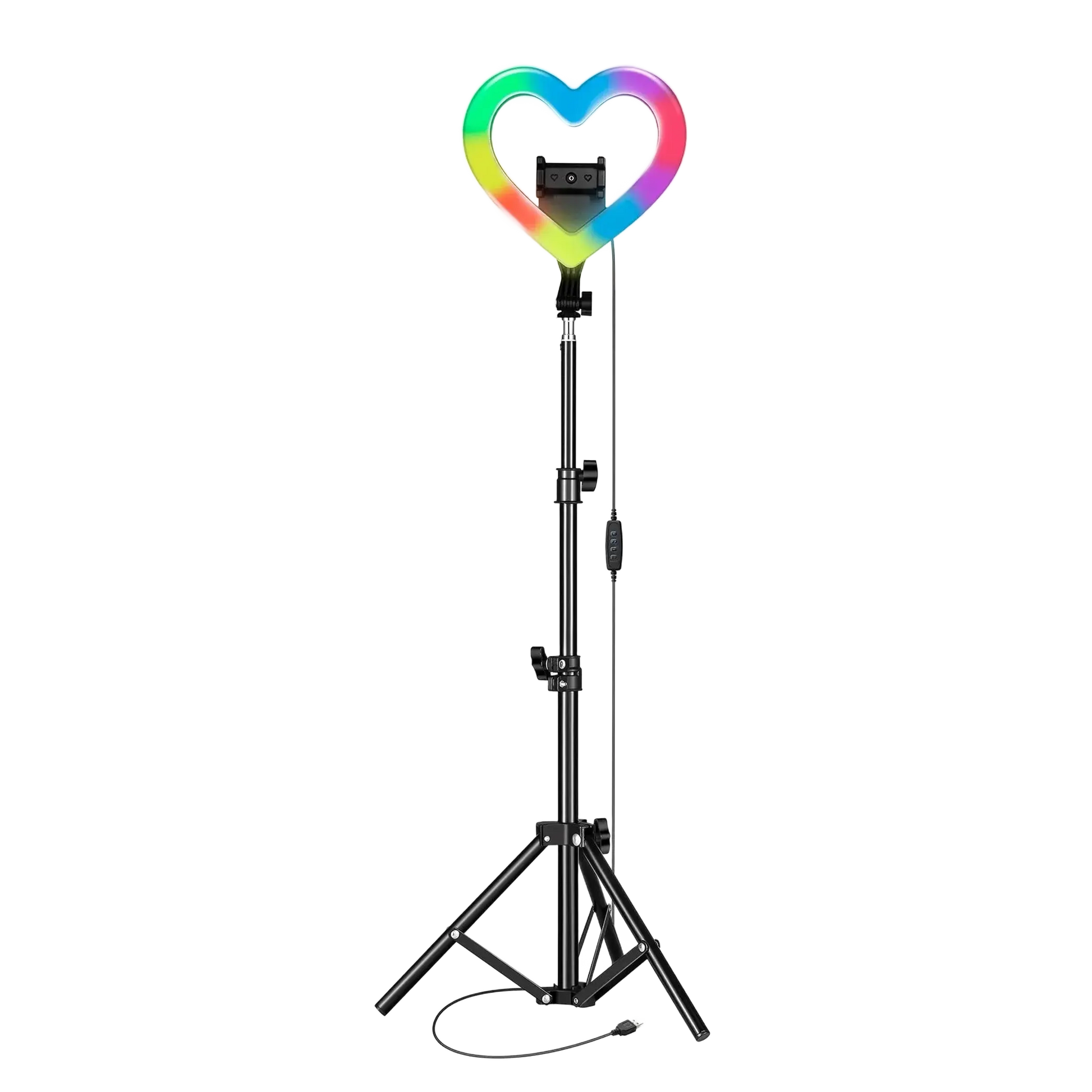 PRO Live Stream 10" Heart Ring Light with RGB (SC-2330RGB) Supersonic