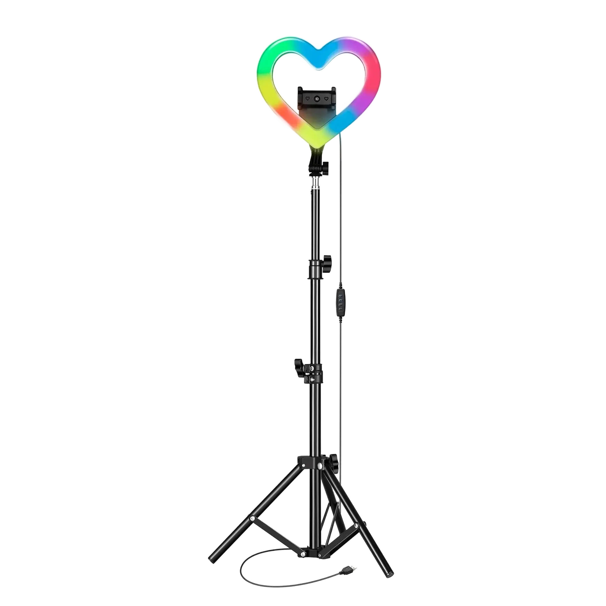 PRO Live Stream 10" Heart Ring Light with RGB (SC-2330RGB) Supersonic
