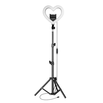 PRO Live Stream 10" Heart Shaped Selfie Ring Light (SC-2310SRH) Supersonic