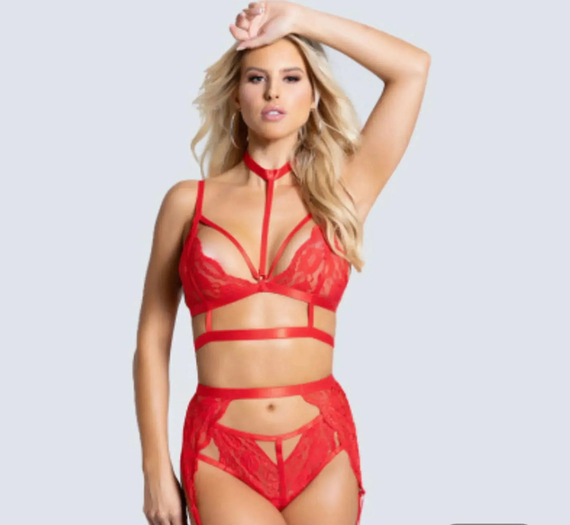 Liz Lace Lingerie 3-Piece Set La Belle Fantastique