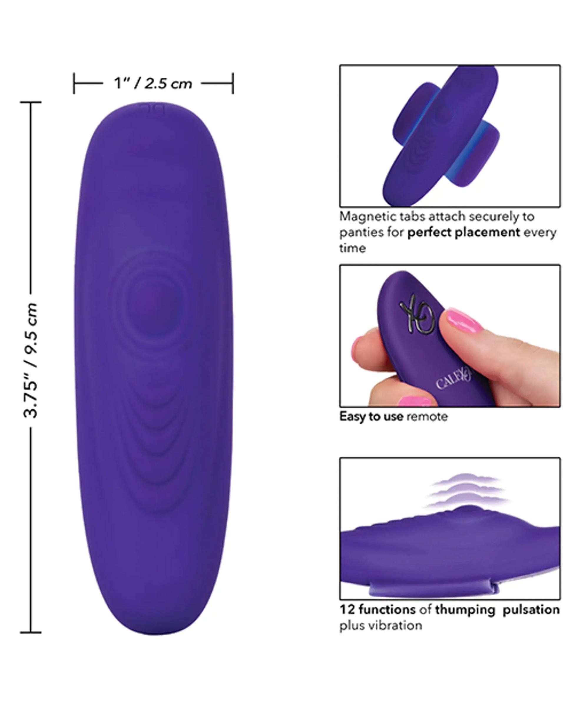 Lock-N-Play Remote Pulsating Panty Teaser California Exotic Novelties