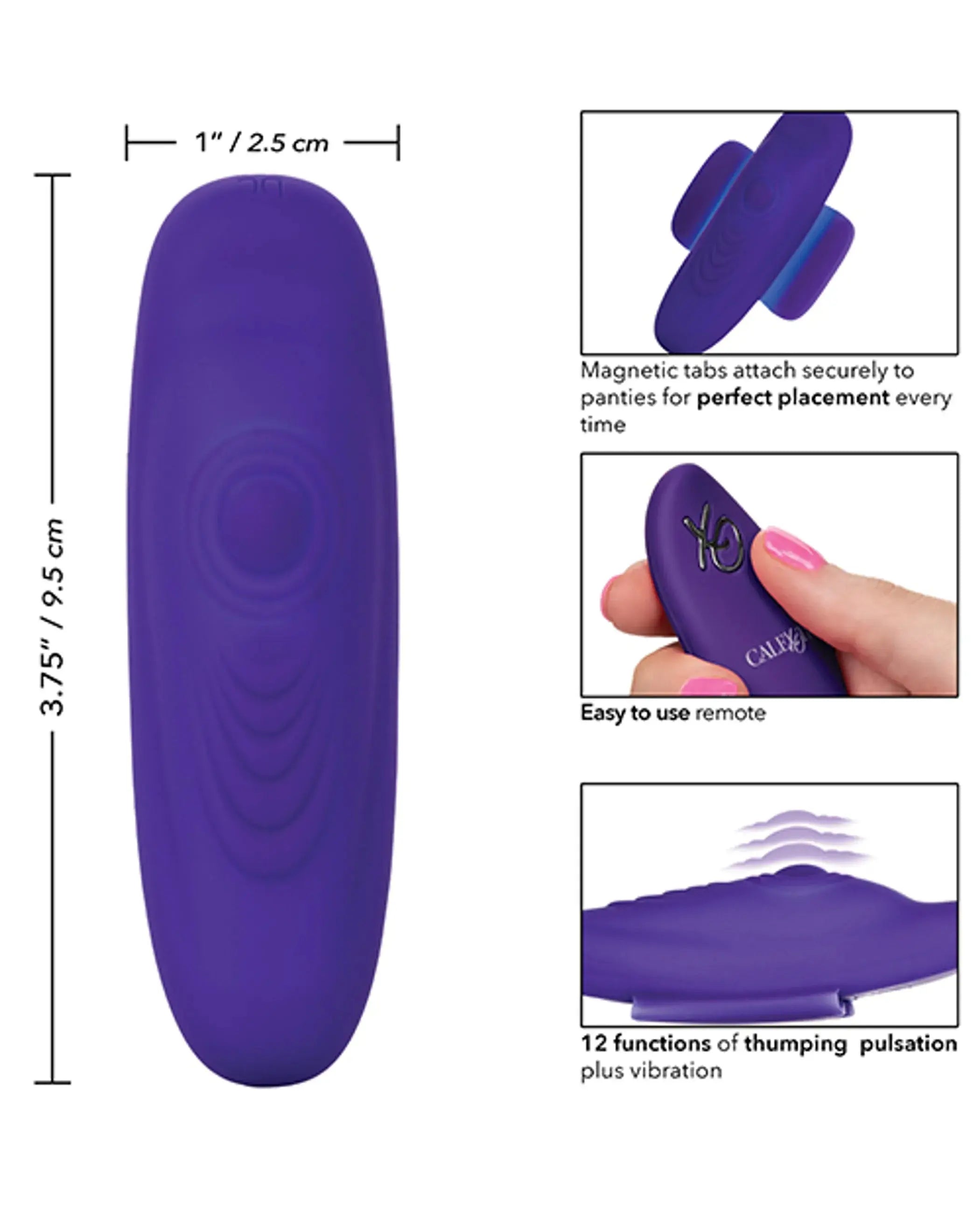 Lock-N-Play Remote Pulsating Panty Teaser California Exotic Novelties