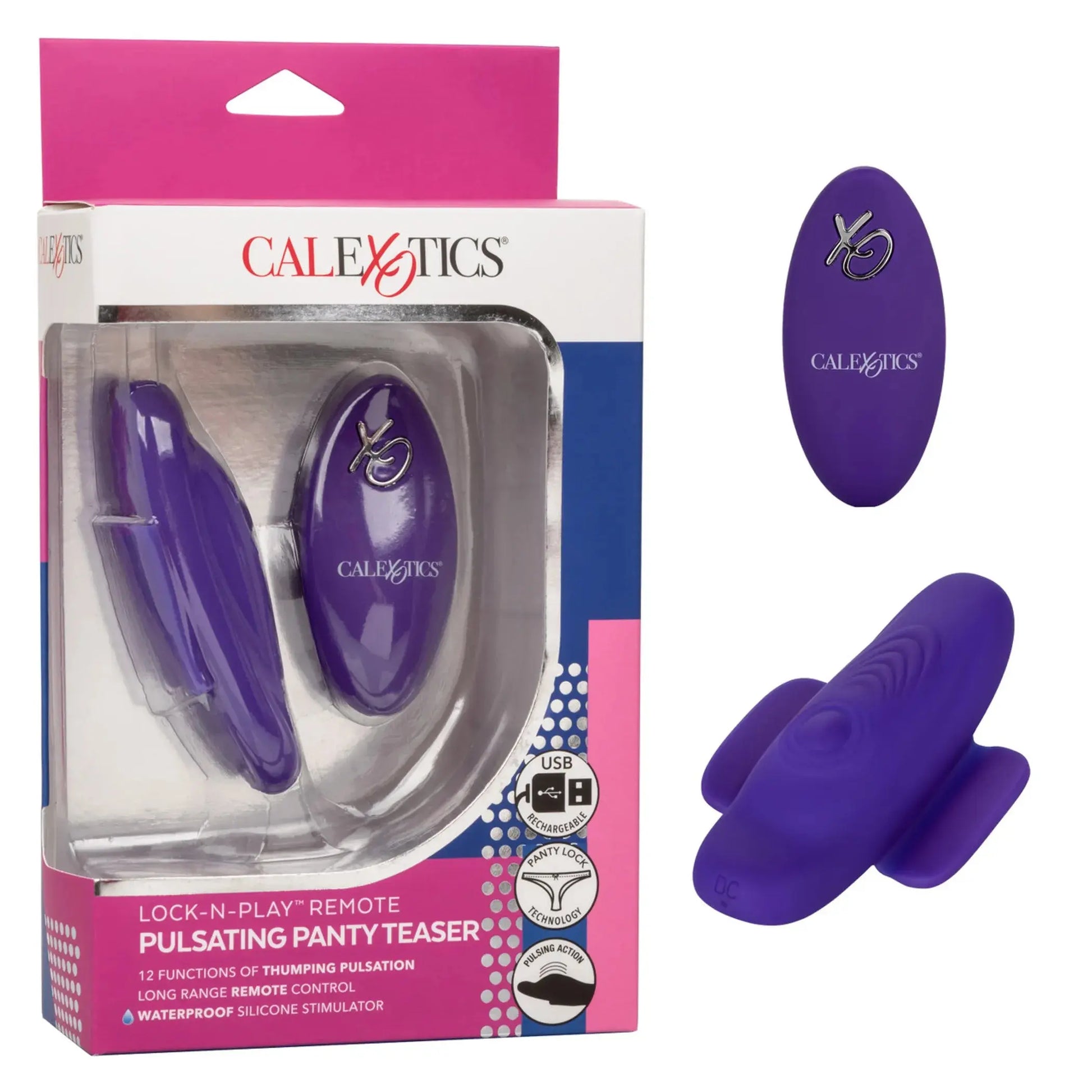 Lock-N-Play Remote Pulsating Panty Teaser California Exotic Novelties