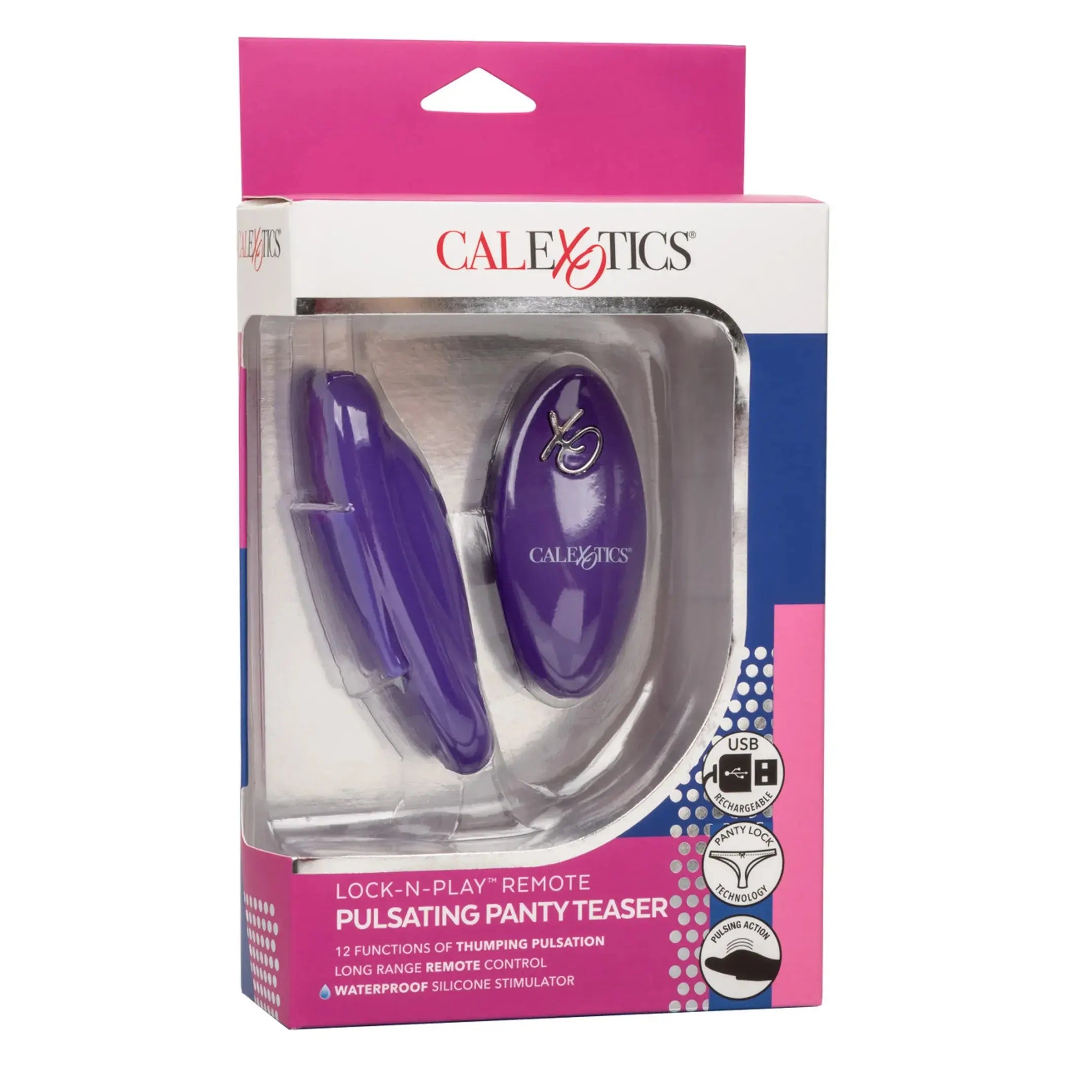 Lock-N-Play Remote Pulsating Panty Teaser California Exotic Novelties