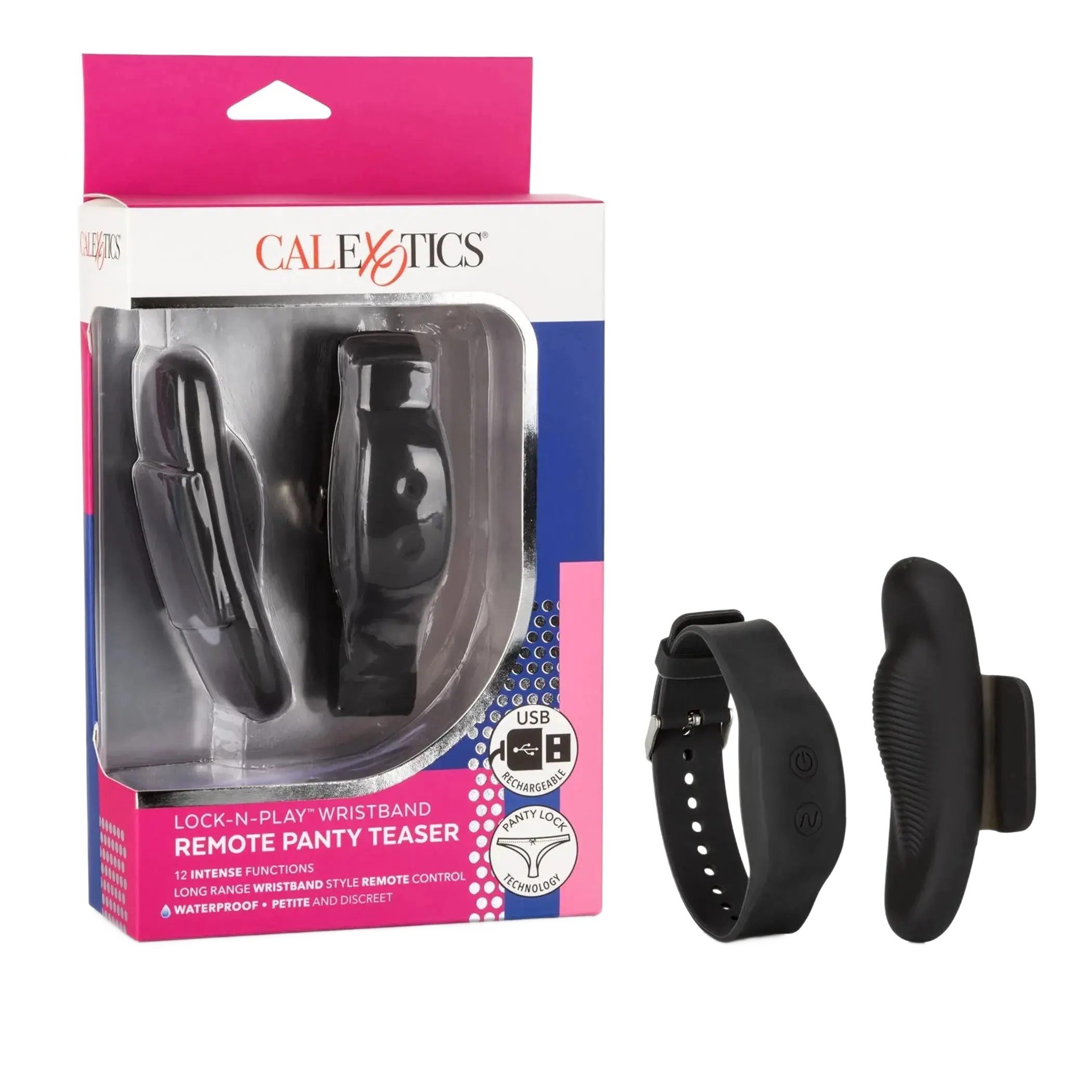 LOCK N PLAY WRISTBAND REMOTE PANTY TEASER California Exotic Novelties