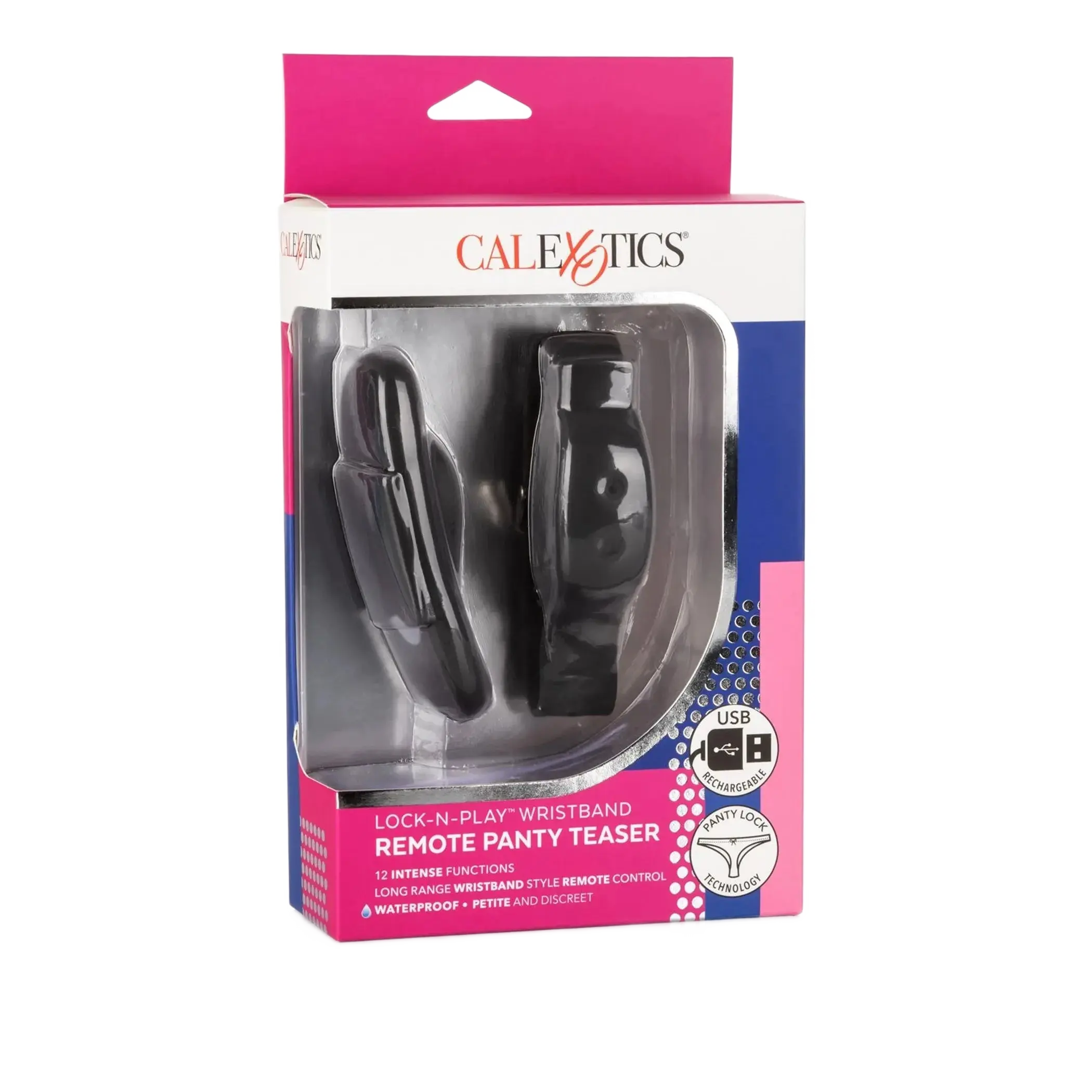 LOCK N PLAY WRISTBAND REMOTE PANTY TEASER California Exotic Novelties