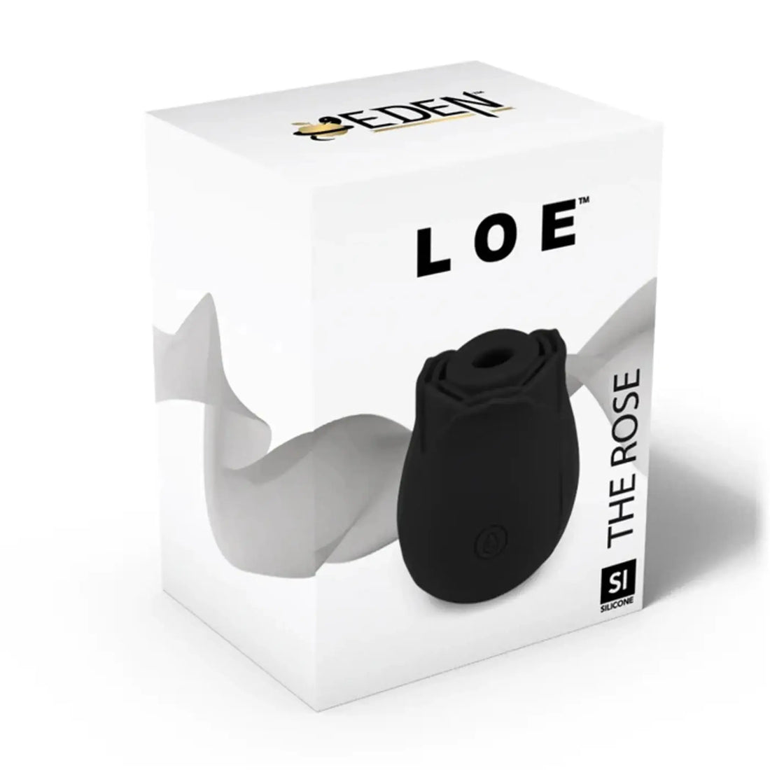 Loe The Rose Premium Suction Stimulator Black Eden Novelties