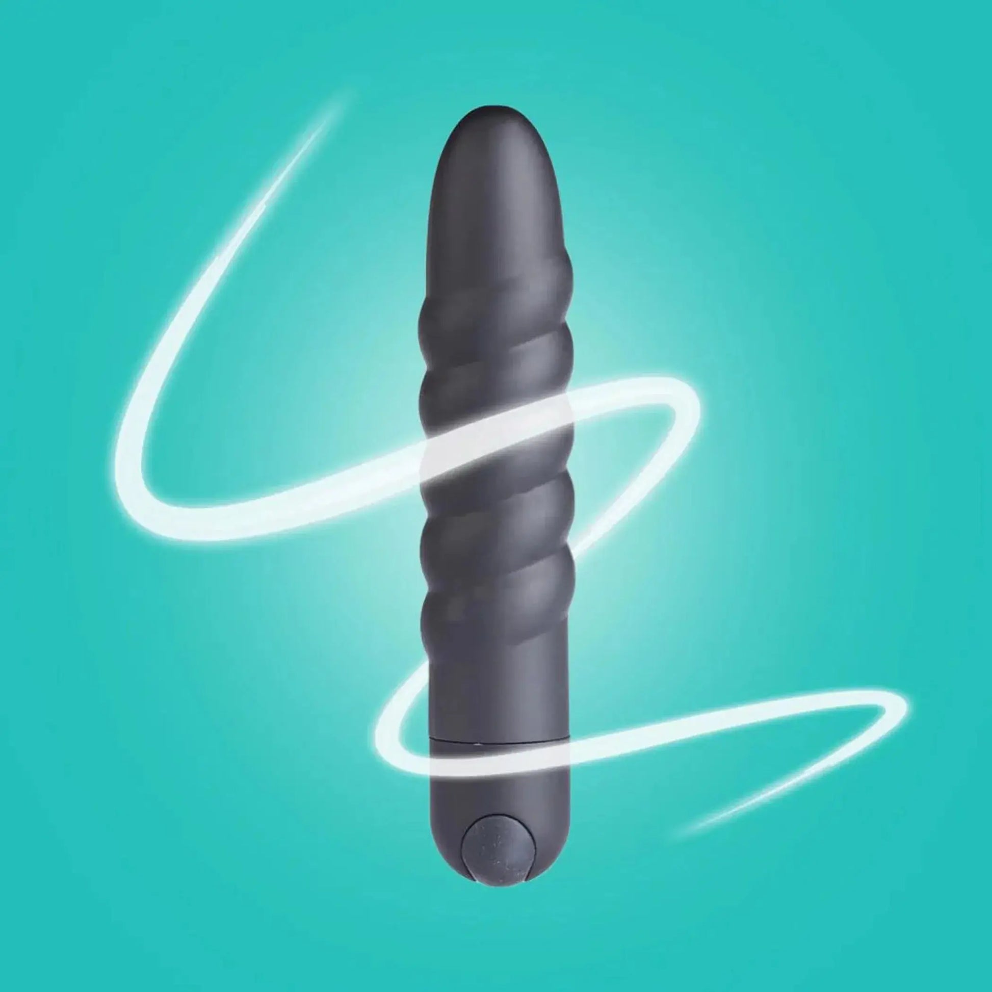Lola Rechargeable Twisty Bullet Vibrator Black Maia Toys