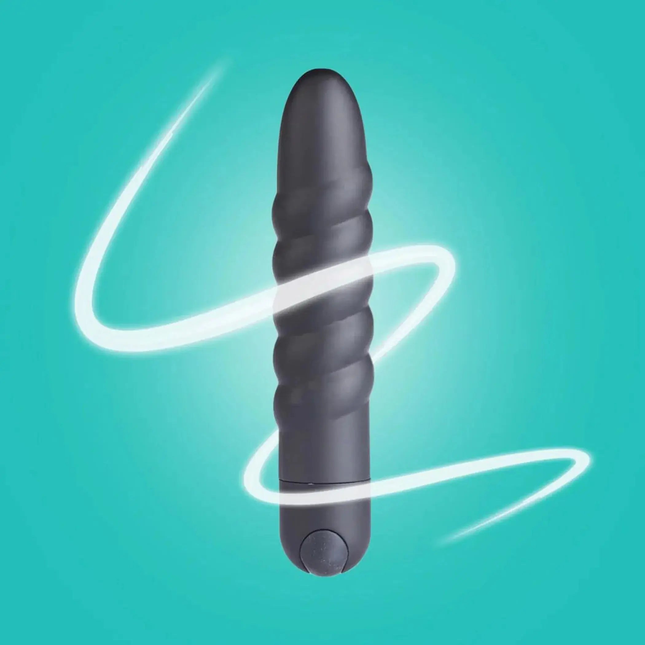 Lola Rechargeable Twisty Bullet Vibrator Black Maia Toys