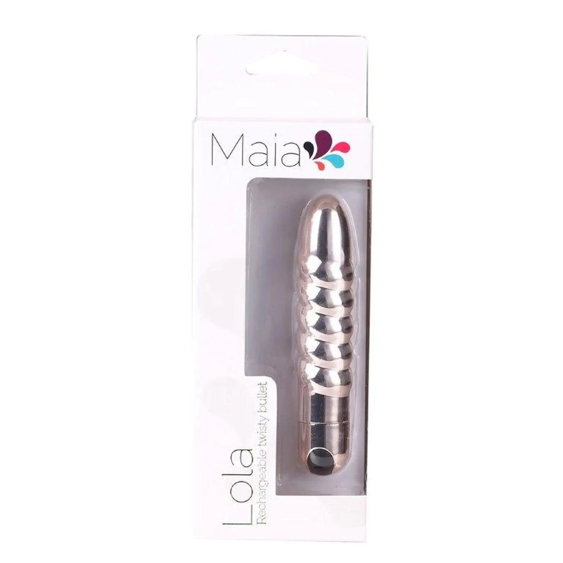 Lola Rose Gold Twisty Bullet Vibrator Maia Toys