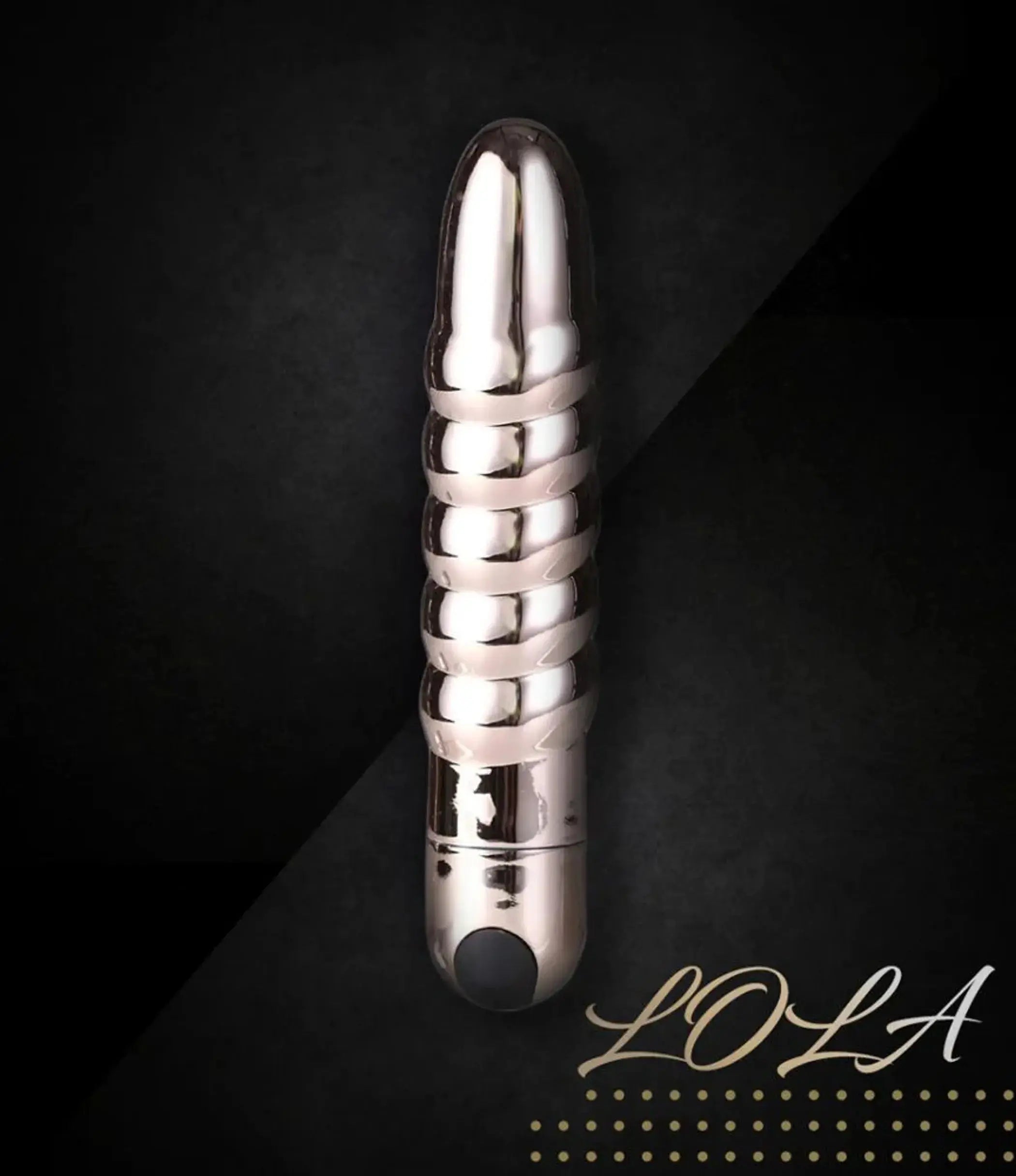 Lola Rose Gold Twisty Bullet Vibrator Maia Toys