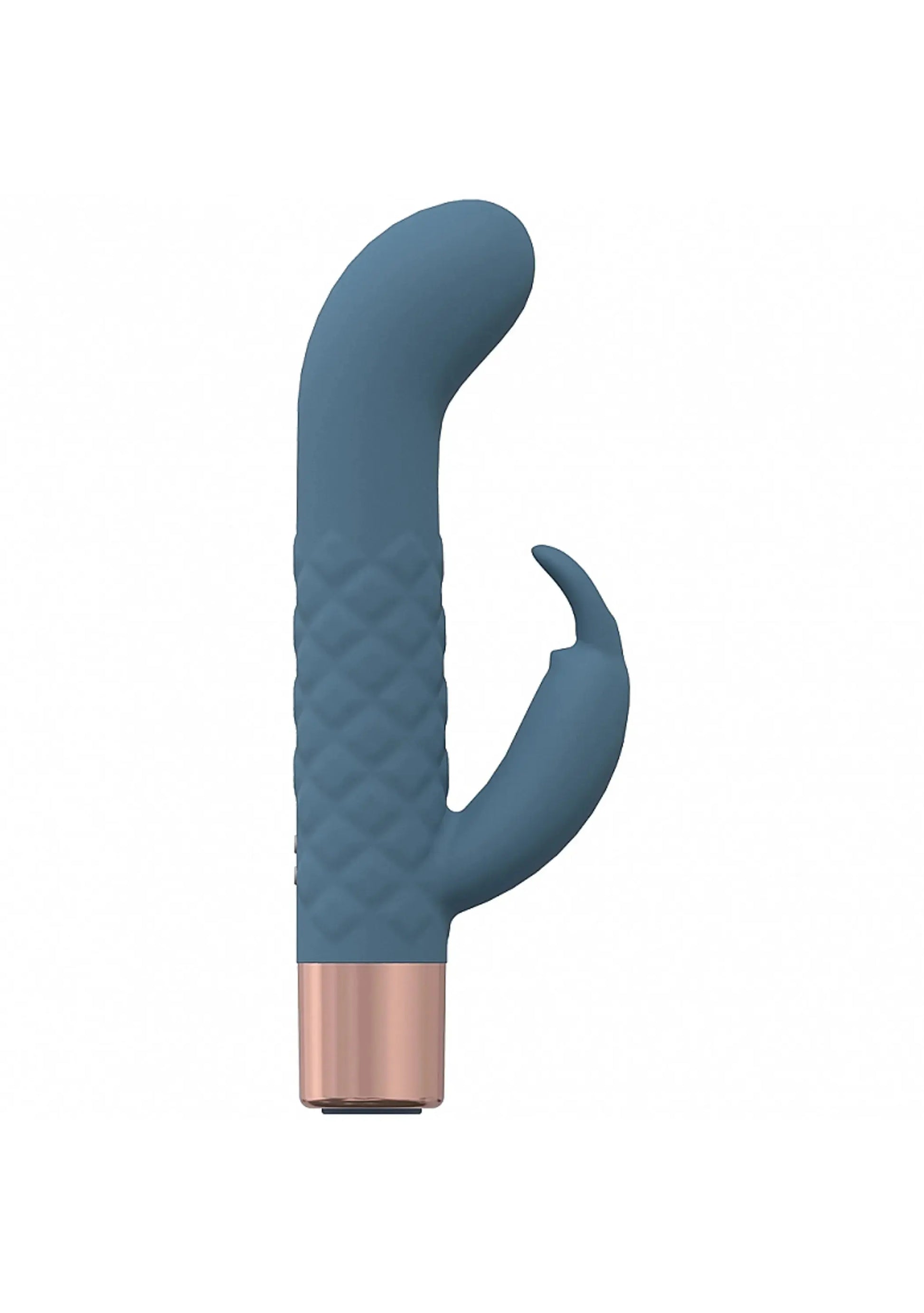 Loveline Devotion Mini-Rabbit Vibrator Blue SHOTS AMERICA