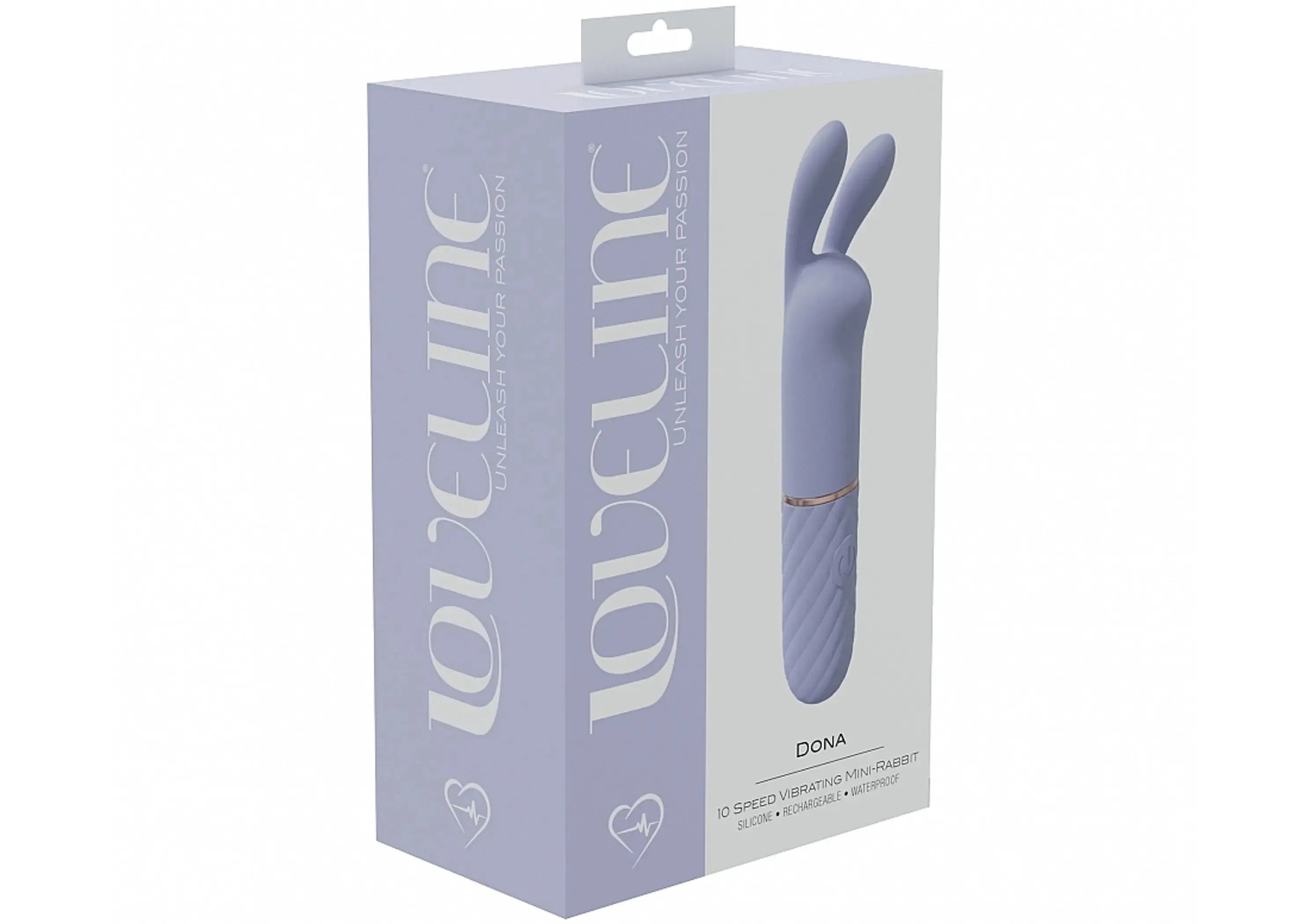 Loveline Dona Mini Rabbit Vibrator Lavender SHOTS AMERICA