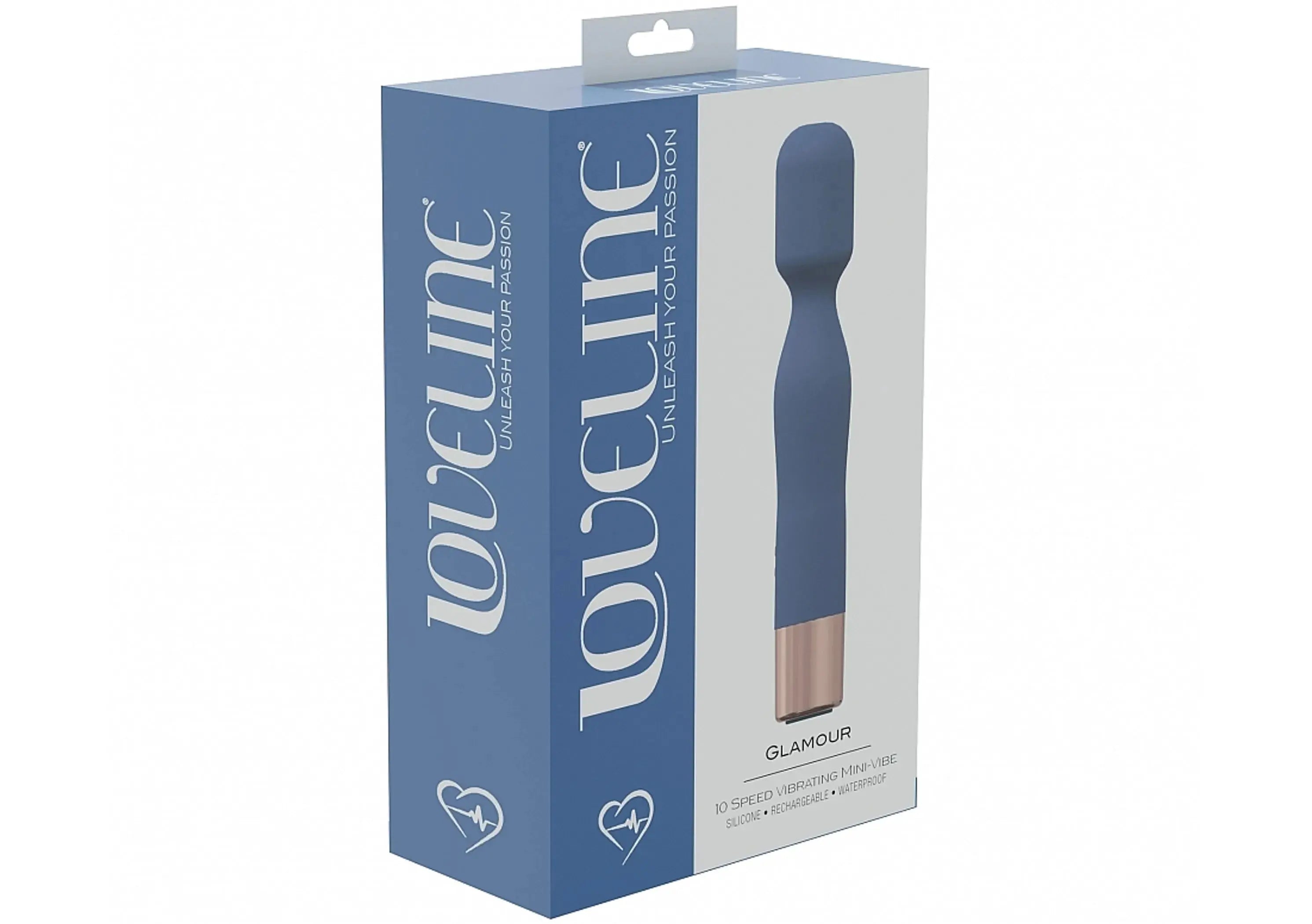 Loveline Glamour Mini Wand Blue SHOTS AMERICA