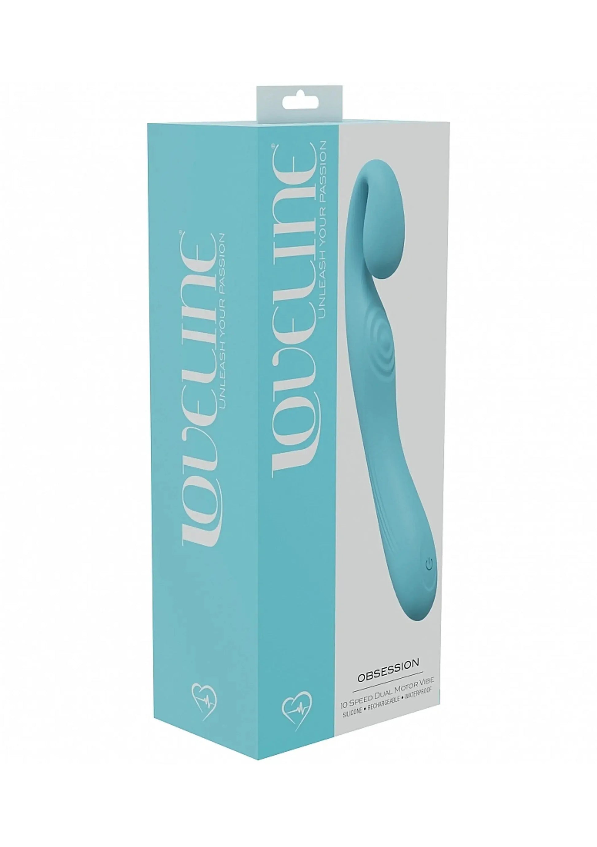 Loveline Obsession Dual Motor Vibe Blue SHOTS AMERICA