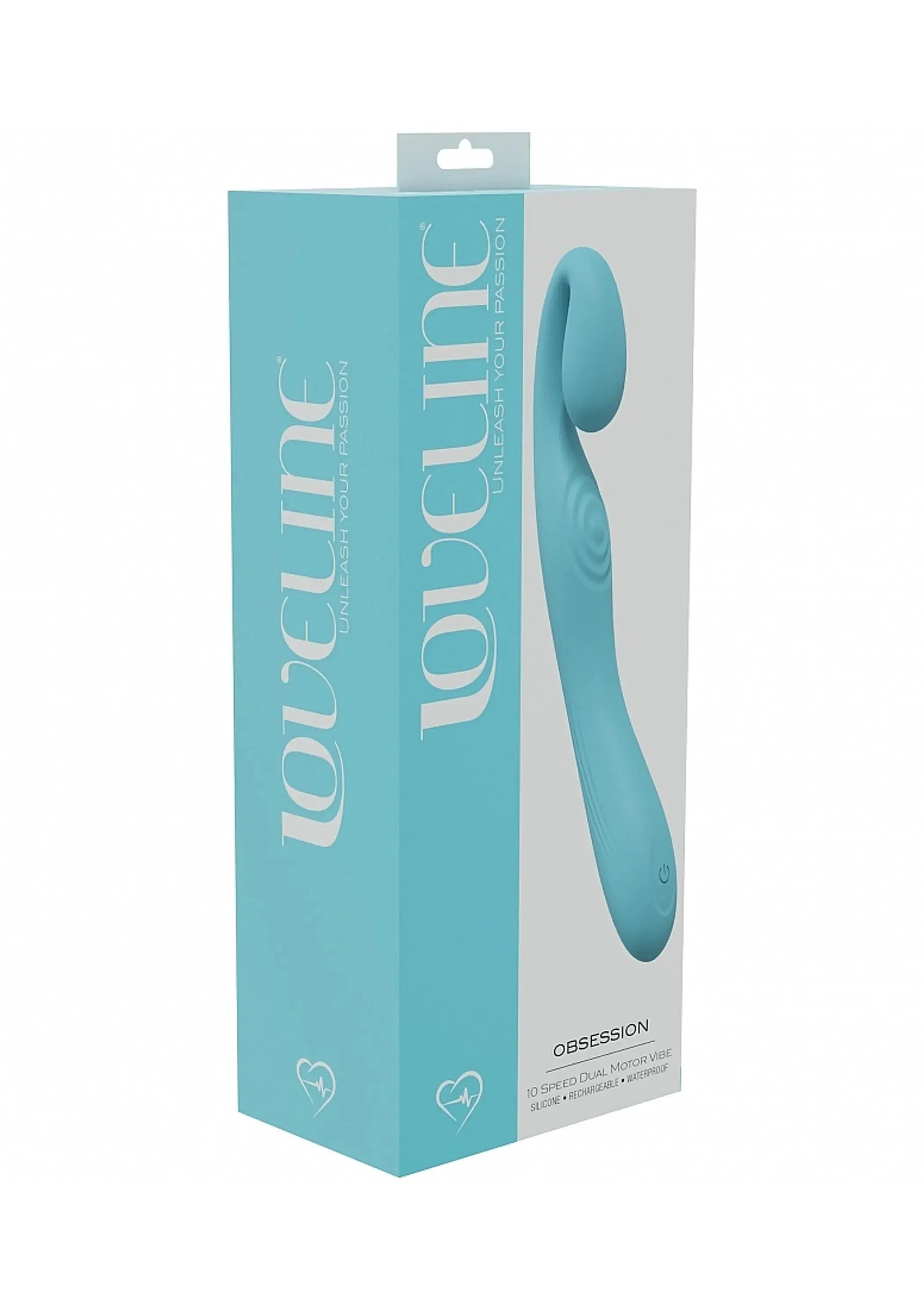 Loveline Obsession Dual Motor Vibe Blue SHOTS AMERICA