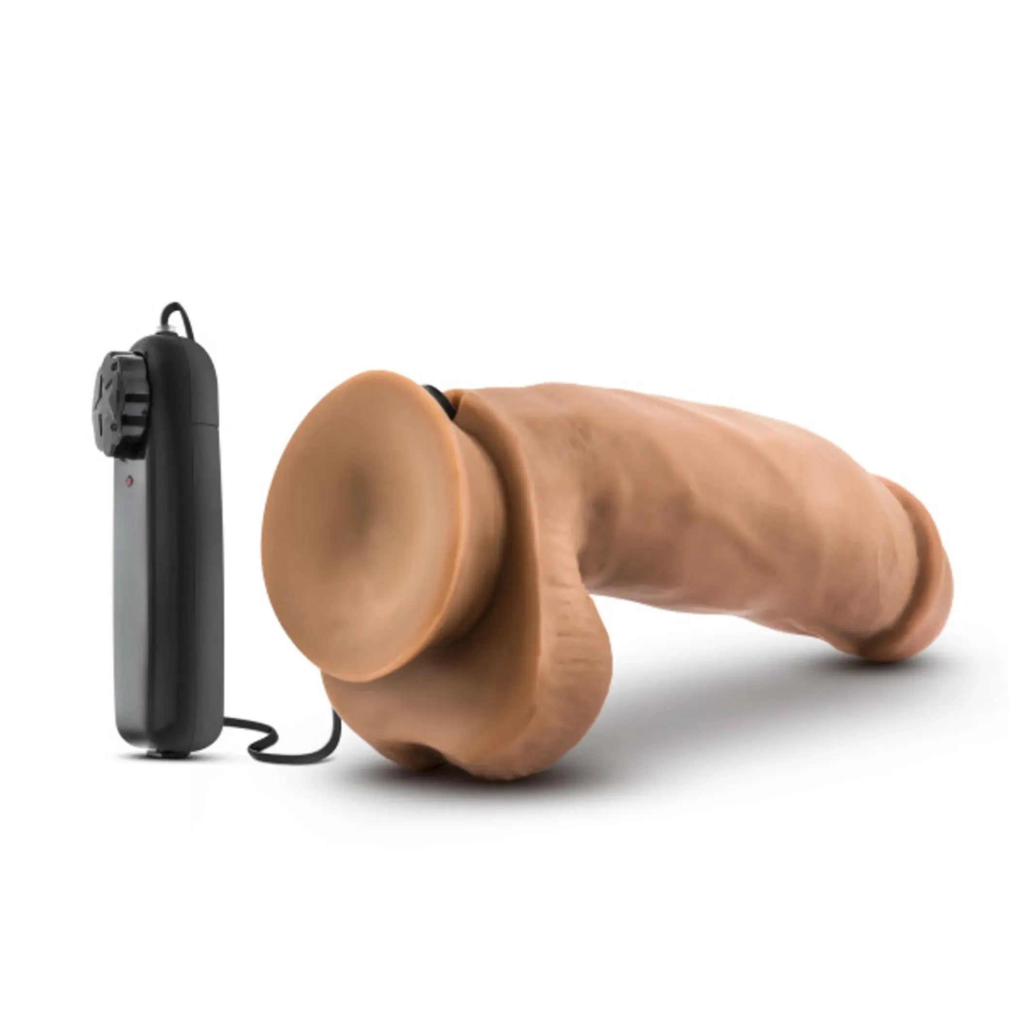 Loverboy MMA Fighter Vibrating Realistic Cock Mocha Blush Novelties