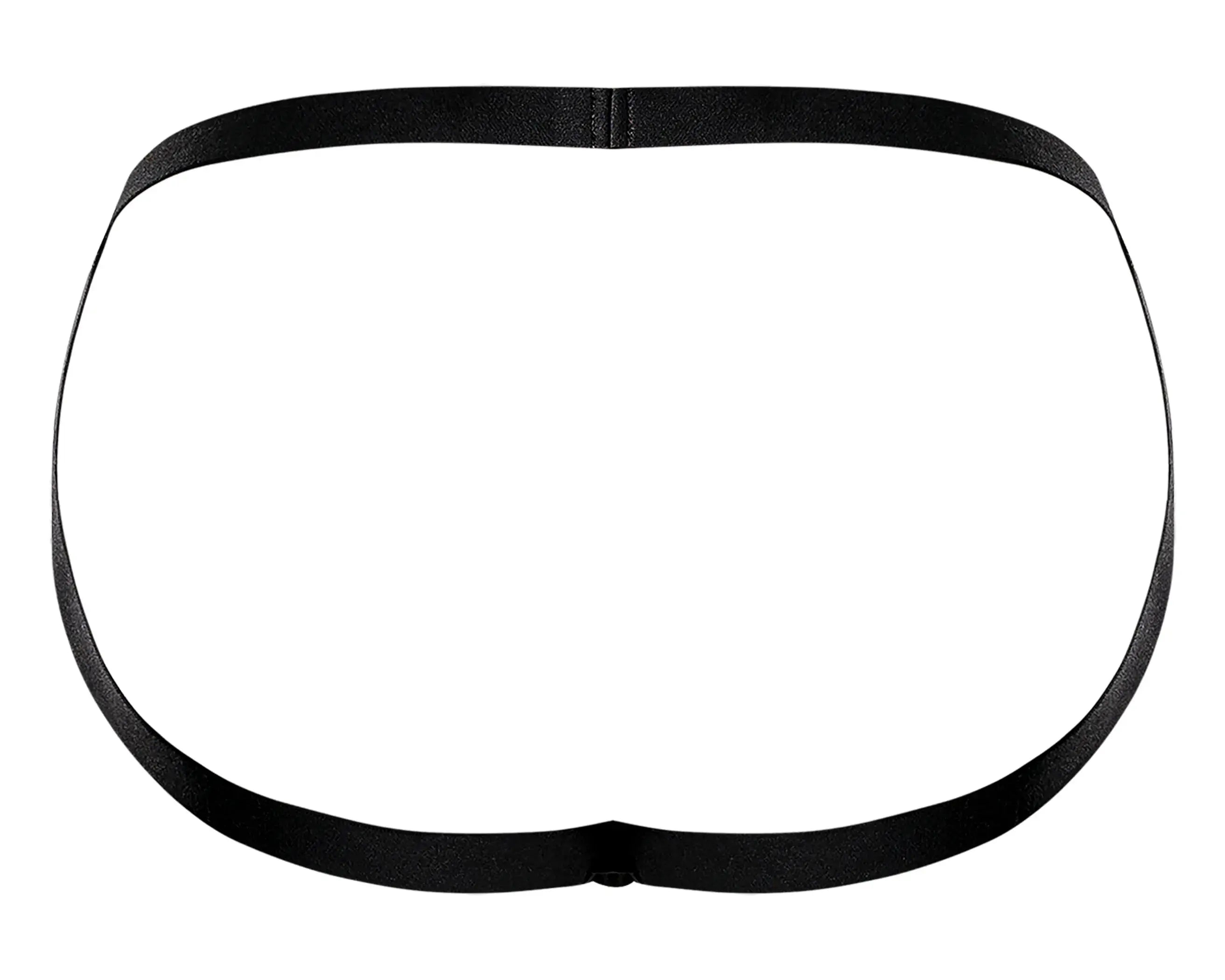 Lucifer Strappy Jock Black Male Power Lingerie