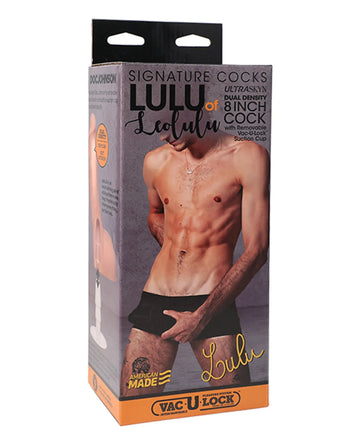 Lulu of Leolulu 8in Ultraskyn Cock with Suction Cup Doc Johnson Novelties