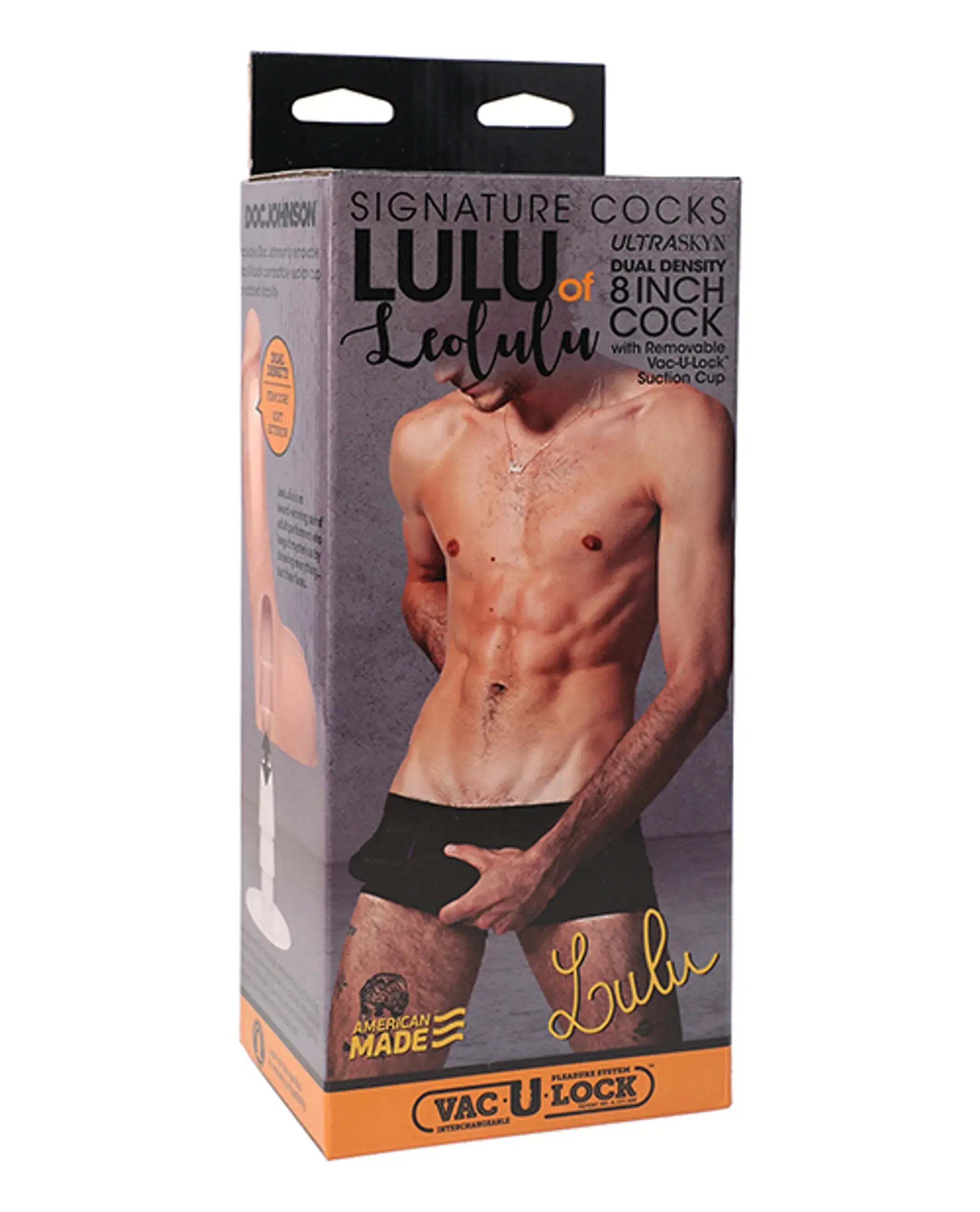 Lulu of Leolulu 8in Ultraskyn Cock with Suction Cup Doc Johnson Novelties