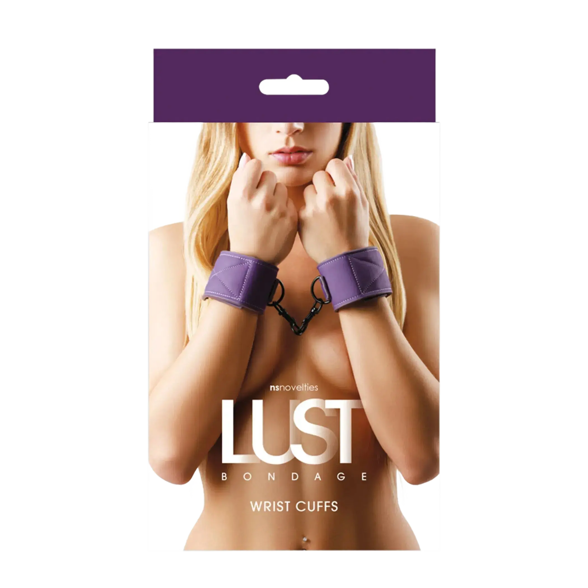 LUST BONDAGE WRIST CUFF PURPLE NS Novelties