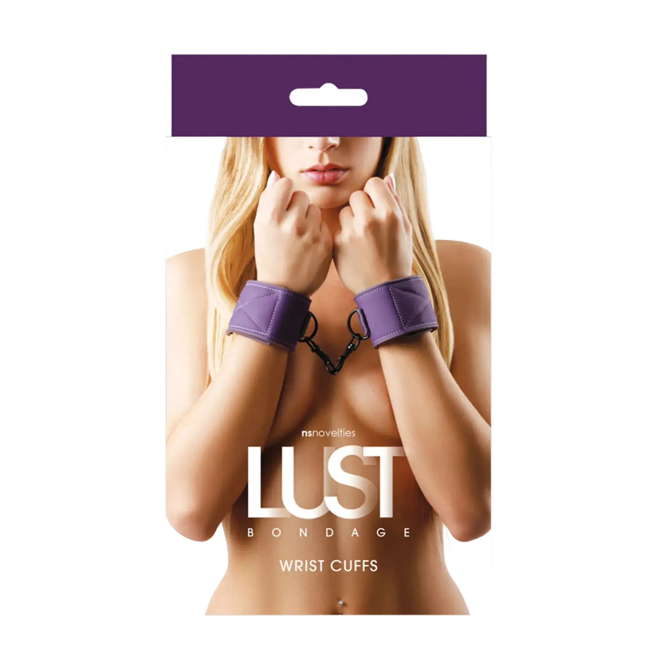 LUST BONDAGE WRIST CUFF PURPLE NS Novelties