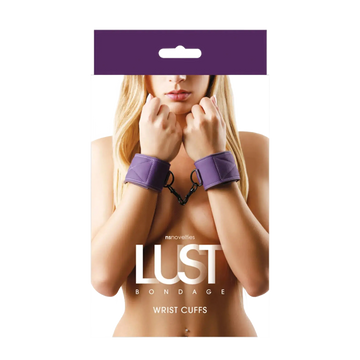 LUST BONDAGE WRIST CUFF PURPLE NS Novelties