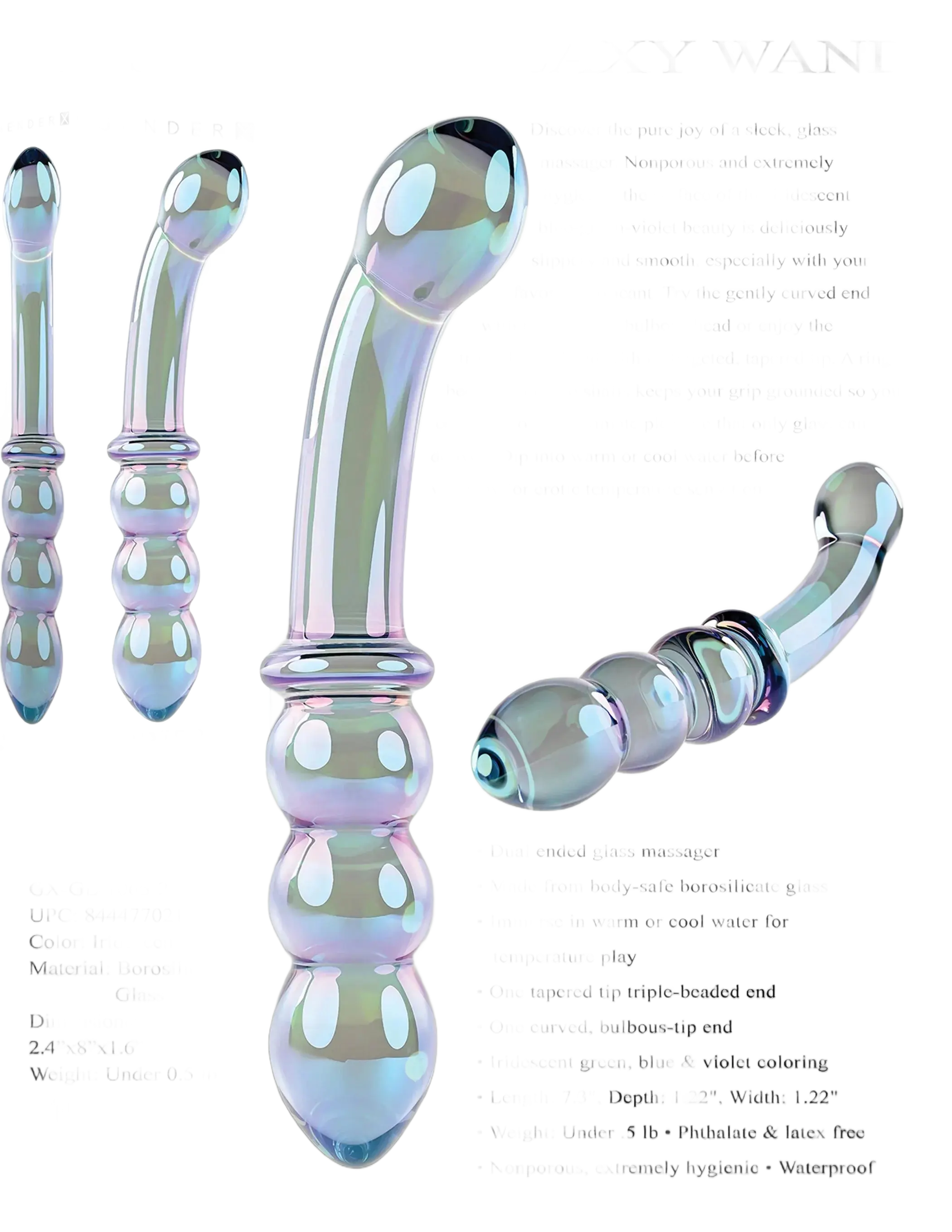 GENDER X LUSTROUS GALAXY WAND Evolved Novelties