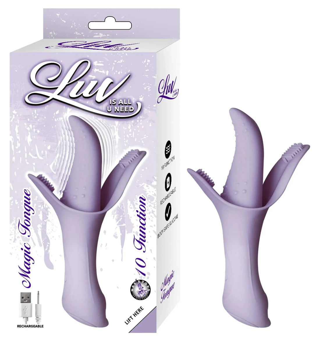 Luv Magic Tongue Lavender Nasstoys