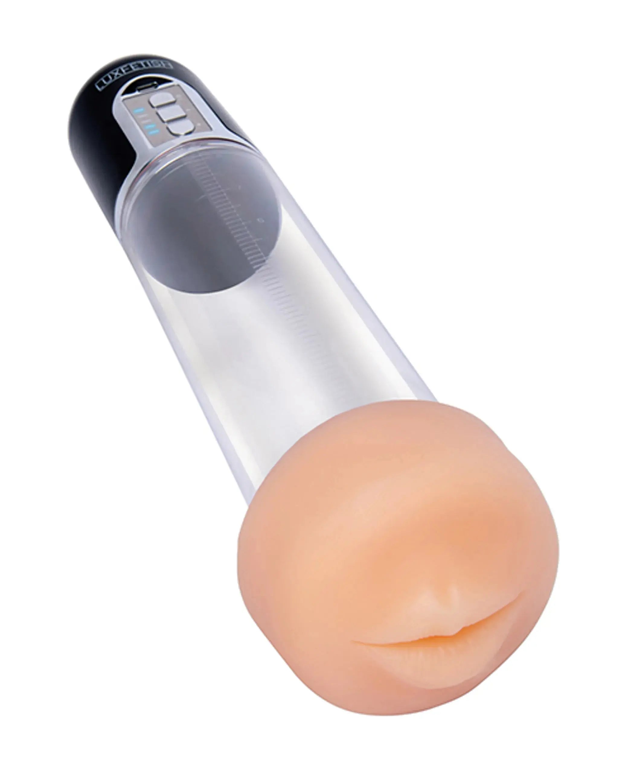 Lux Fetish 2-in-1 Blowjob Auto Sucker & Penis Enlarger Pump Electric / Hustler Lingerie