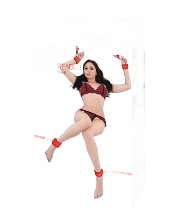 LUX FETISH 7 PC BED SPREADER RED Electric / Hustler Lingerie