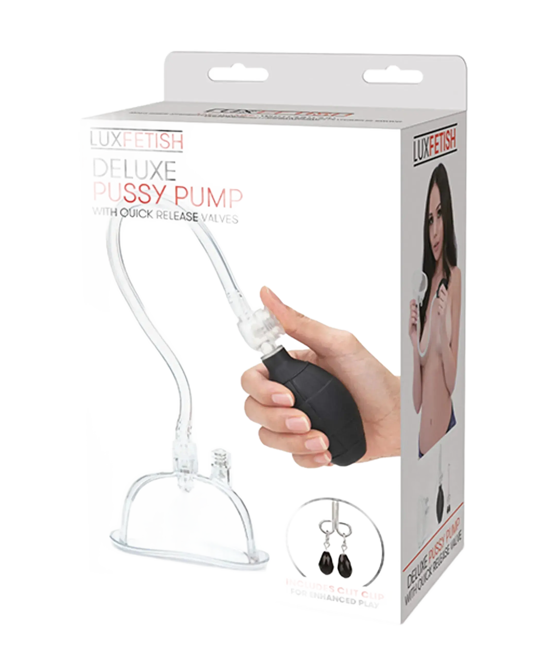 LUX FETISH PXSSYPUMP (CLIT CLAMP INCLUDED) Electric / Hustler Lingerie