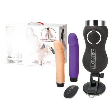 LUX FETISH THRUSTING COMPACT SEX MACHINE W/ REMOTE Electric / Hustler Lingerie