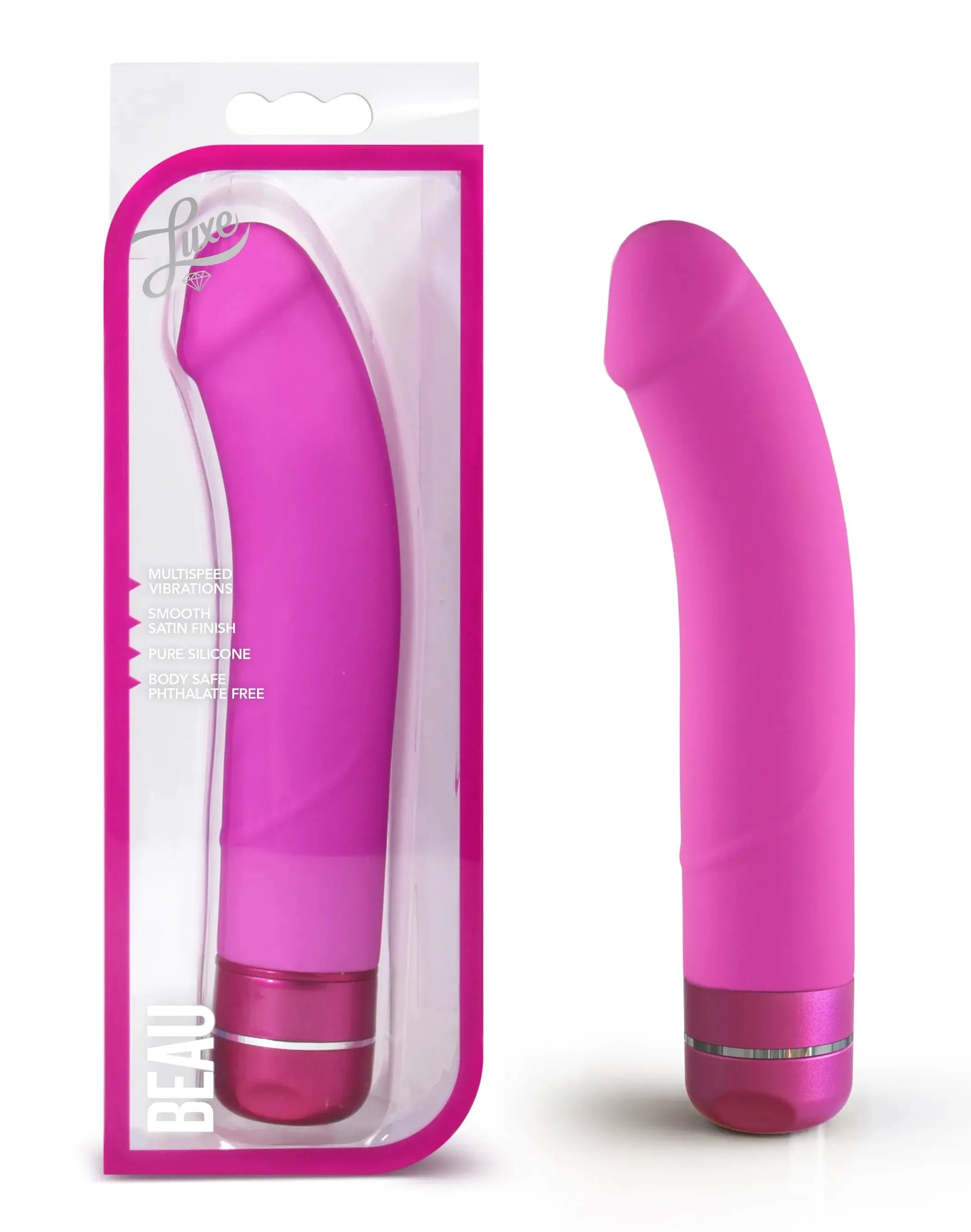 Luxe Beau Fuchsia Vibrator Blush Novelties