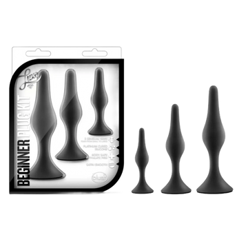 LUXE BEGINNER PLUG KIT BLACK Blush Novelties