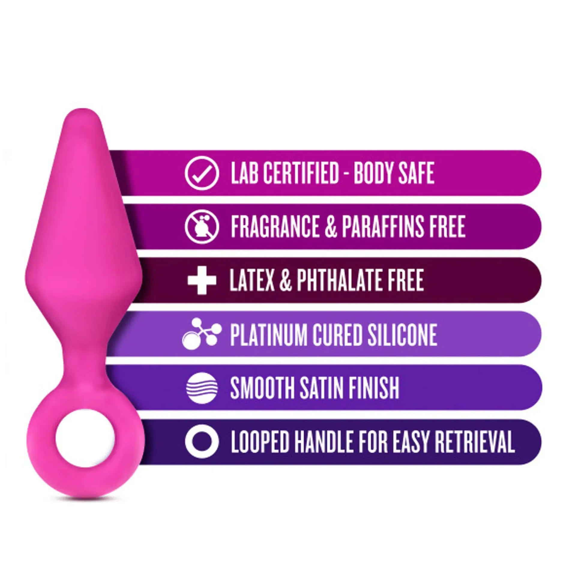 Luxe Candy Rimmer Fuchsia Medium Blush Novelties